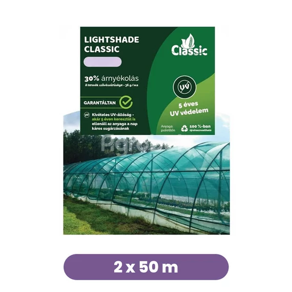 Raschel árnyékoló- és védőháló 30%