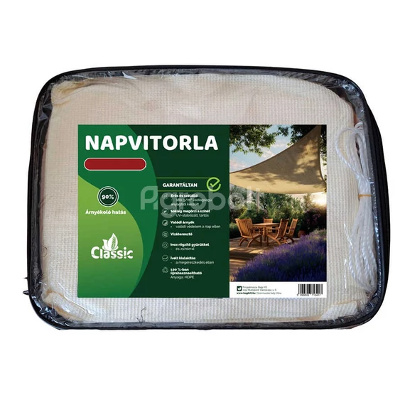 Napvitorla bézs csomagban