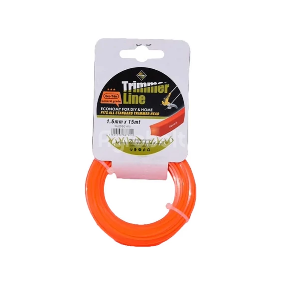 TrimmerLine Hobby Fűnyíró Damil - 1,6 mm x 15 m - Négyzet - vago5102