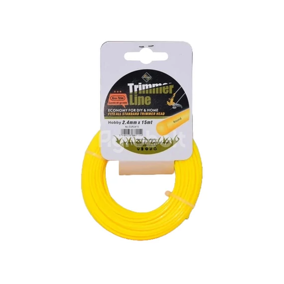 TrimmerLine Hobby Fűnyíró Damil - 2,4 mm x 15 m - Kör - vago5301