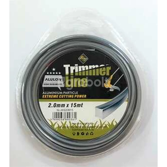 TrimmerLine Alulon Fűnyíró Damil 2 mm x 15 m - Négyzet - vago7501