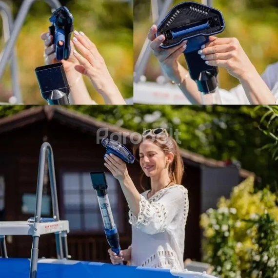 TIP Sweep 2000 Akkus Medence Porszívó használatban 3