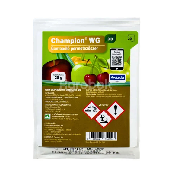 Champion WG gombaölő permetszer - 20 g leveles - cham4701