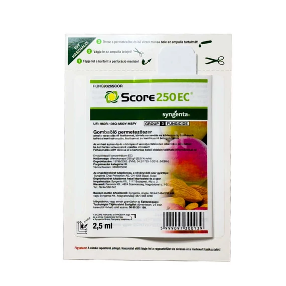 Score 250 EC gombaölő permetszer 2,5 ml