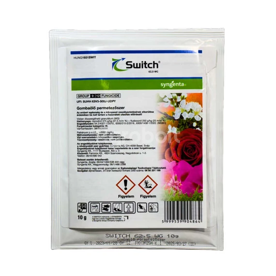 Swicth 62,5 WG gombaölő permetszer 10 g