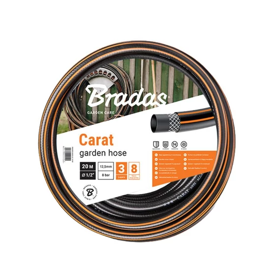 Bradas Carat locsolótömlő - 1/2" - 20 m - loct4201