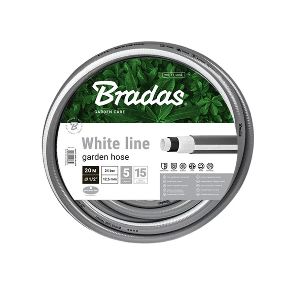 Bradas WhiteLine prémium locsolótömlő - 1/2" - 20 m - loct5401