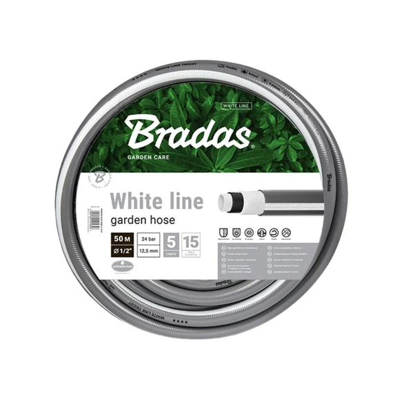 Bradas WhiteLine prémium locsolótömlő - 1/2" - 50 m - loct5601