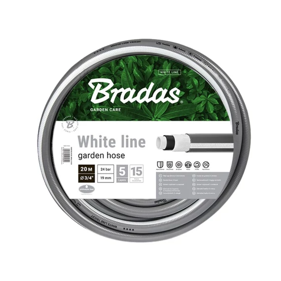 Bradas WhiteLine prémium locsolótömlő - 3/4" - 20 m - loct5801