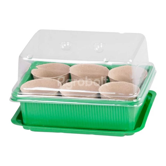 Palántanevelő szett, mini üvegházzal