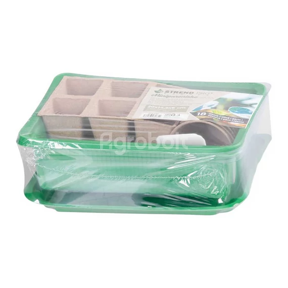 Palántanevelő szett, mini üvegházzal becsomagolova