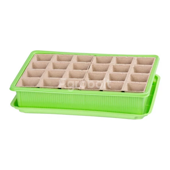 Palántanevelő mini melegház tető nélkül