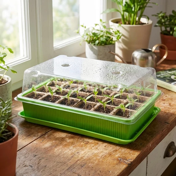 Palántanevelő mini melegház