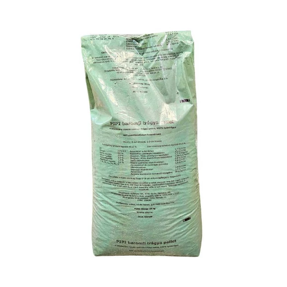 Pelletált baromfitrágya PIPI - 25 kg - baro3901