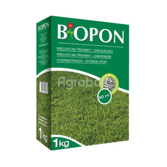 Biopon gyomirtós gyepműtrágya - 1 kg - biop4101