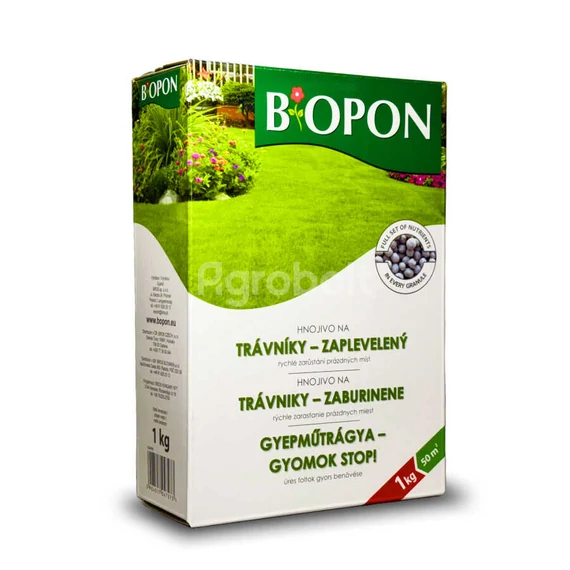 Biopon gyomirtós gyepműtrágya - 1 kg - biop4101