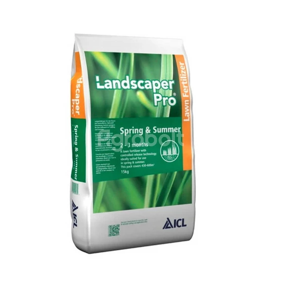 Landscaper Pro Spring &amp; Summer tavaszi indító gyeptrágya - 15 kg - scot3001