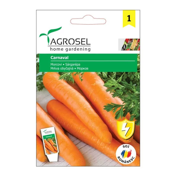 Sárgarépa vetőmag Carnaval- Agrosel - 74025