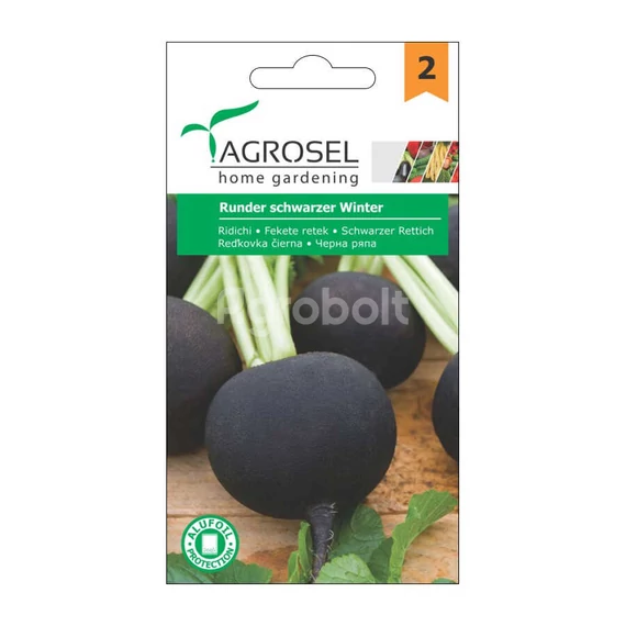 Fekete retek vetőmag Runder schwarzer Winter - Agrosel - 74059