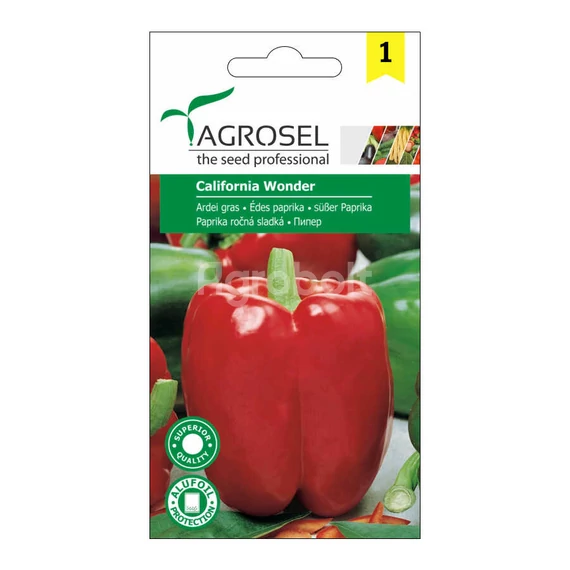 Paprika vetőmag California Wonder - Agrosel - 74009