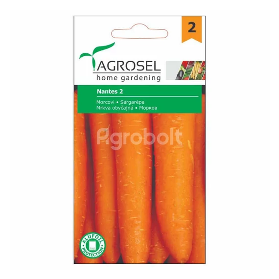 Sárgarépa vetőmag Nantes 2- Agrosel - 74024