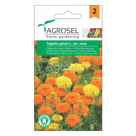 Törpe bársonyvirág színkeverék vetőmag - Agrosel - 74075