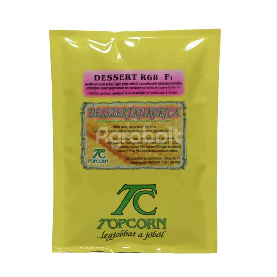 Csemegekukorica vetőmag Dessert R68 - 1000 szemes - Topcorn - tc72009