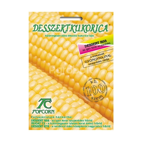 Csemegekukorica vetőmag Dessert R68 - 1000 szemes - Topcorn - tc72009