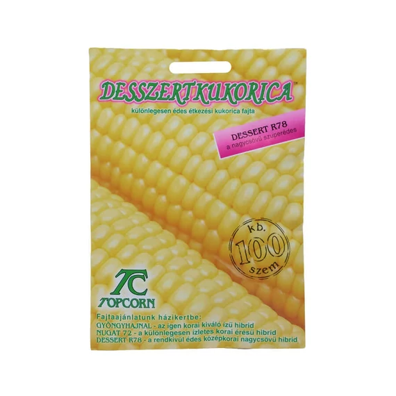 Csemegekukorica vetőmag Dessert R78 100 szemes - Topcorn - tc72001