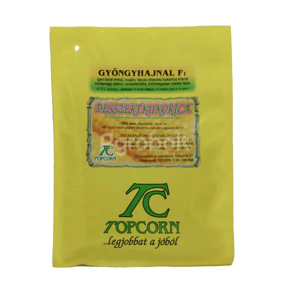 Csemegekukorica vetőmag Gyöngyhajnal - 1000 szemes - Topcorn - tc72004