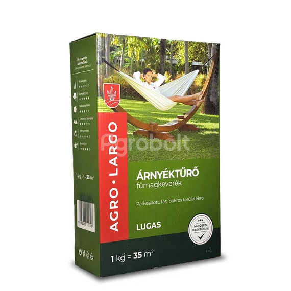AgroLargo Árnyékgtűrő fűmagkeverék - 1 kg (Lugas) - fuml4001