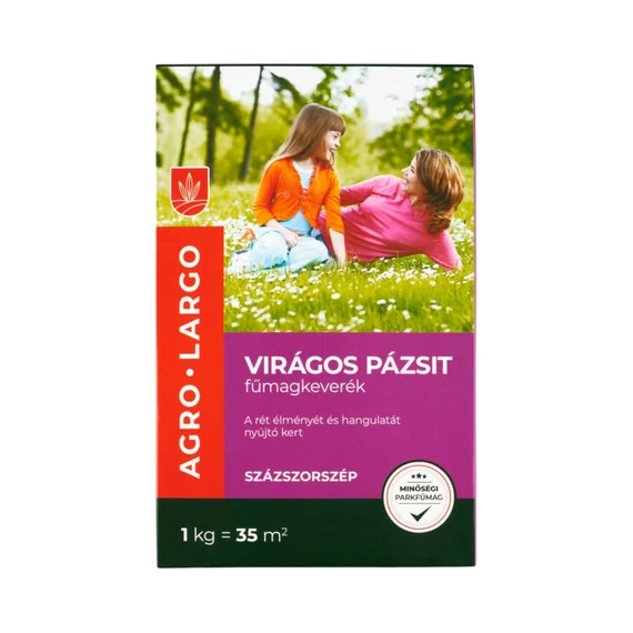 AgroLargo Virágos Pázsit fűmagkeverék - 1 kg (Százszorszép) - fums6501