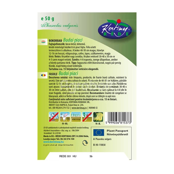 Bokorbab vet ő mag Budai Piaci 50g