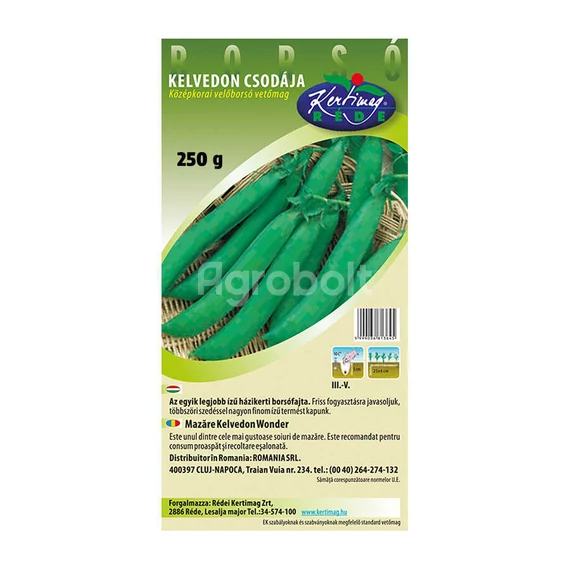 Borsó vetőmag Kelvedon csodája 250g