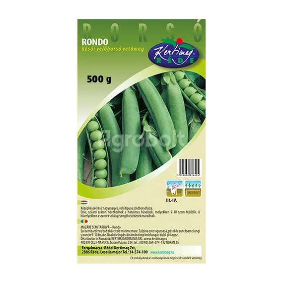 Borsó vetőmag Rondo 500g