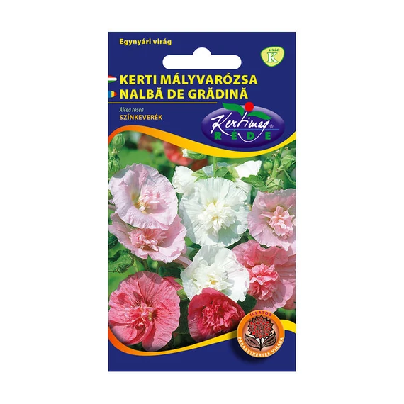 Kerti mályvarózsa színkeverék 1g Rédei Kertimag
