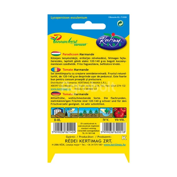 Marmande Paradicsom vetőmag 0