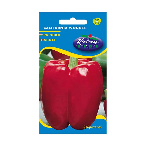 Paprika vetőmag California Wonder Piros 1g - Rédei Kertimag - rkm70017