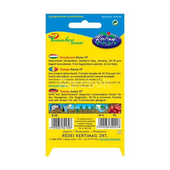 Roma VF Paradicsom vetőmag 0