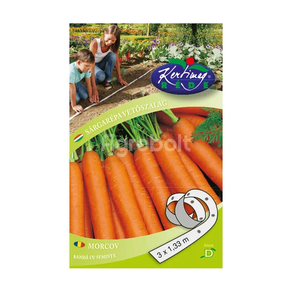 Sárgarépa vetőmag szalag