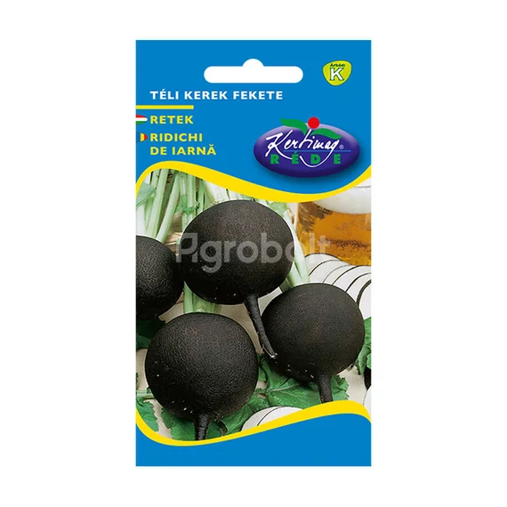 Fekete retek vetőmag Téli kerek fekete 3g Rédei Kertimag