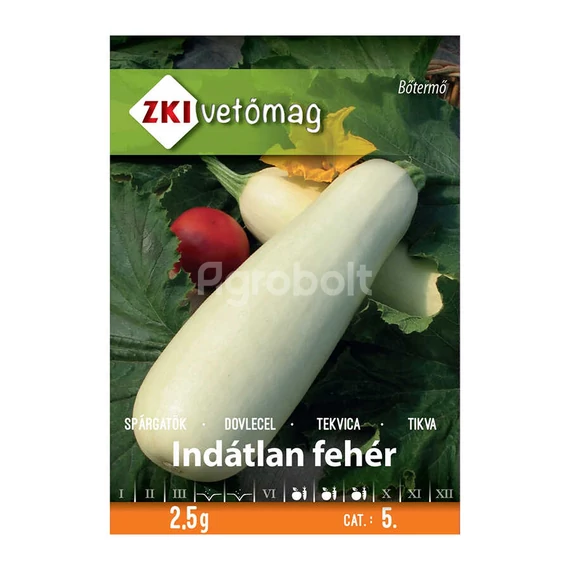 Indátlan fehér spárgatök 2,5g ZKI vetőmag