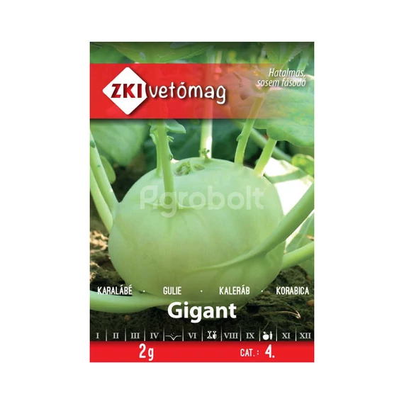 Karalábé vetőmag Gigant 2g - ZKI vetőmag - zki7040