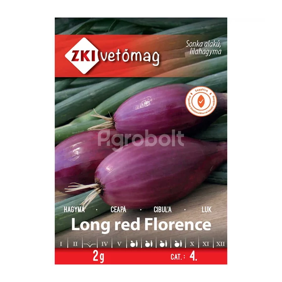 Long red Florence hagyma vetőmag 2g ZKI vetőmag
