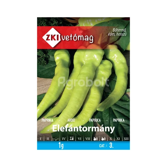 Paprika vetőmag Elefántormány 1g - ZKI vetőmag - zki7010