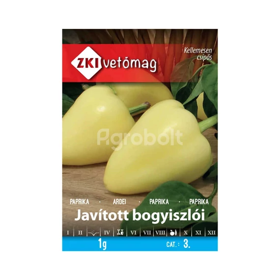 Paprika vetőmag Javított bogyiszlói 1g - ZKI vetőmag - zki7008