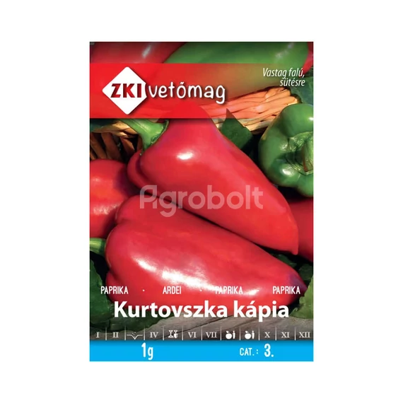 Paprika vetőmag Kurtovszka kápia 1g - ZKI vetőmag - zki7009