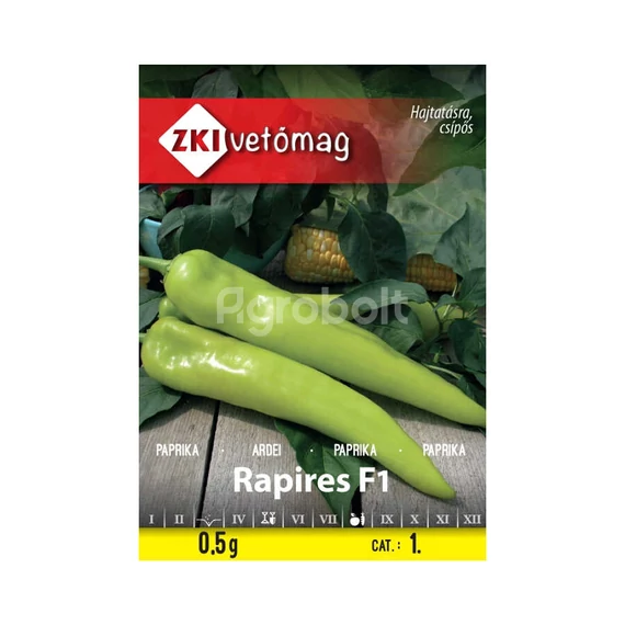Paprika vetőmag Rapires 0,5g - ZKI vetőmag - zki7001