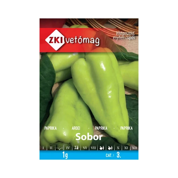 Paprika vetőmag Sobor 1g - ZKI vetőmag - zki7005