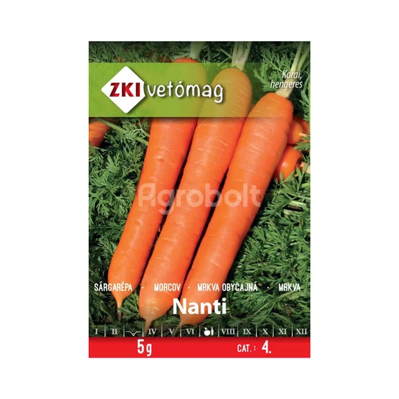 Sárgarépa vetőmag Nanti 5g - ZKI vetőmag - zki7027